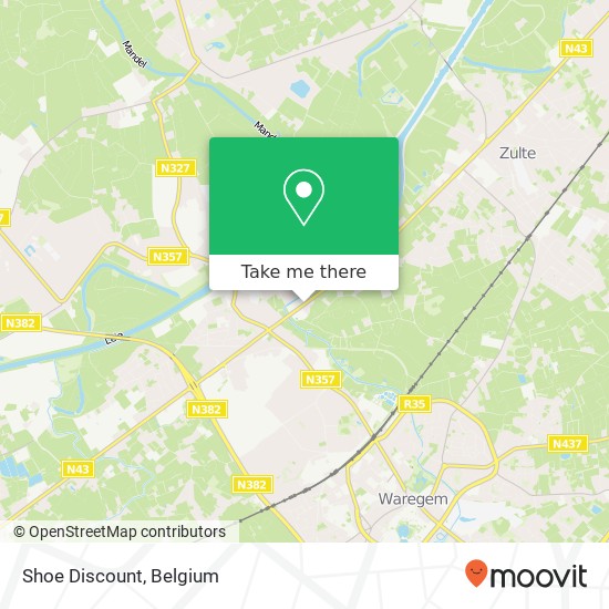 Shoe Discount, Gentseweg 755 8793 Waregem map