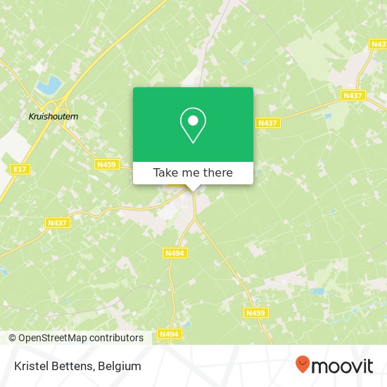 Kristel Bettens, Hoogstraat 17 9770 Kruishoutem map