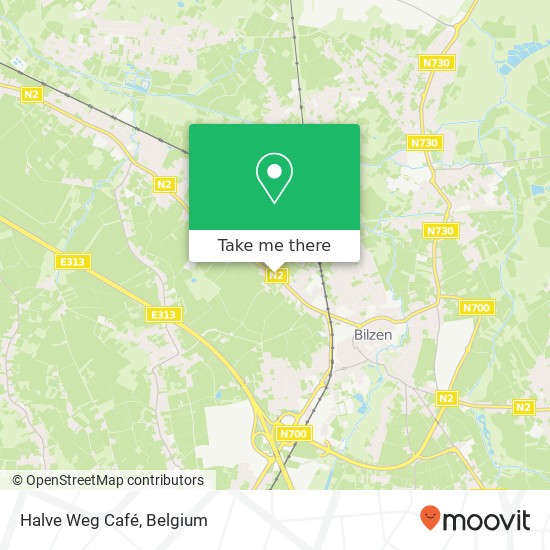 Halve Weg Café map