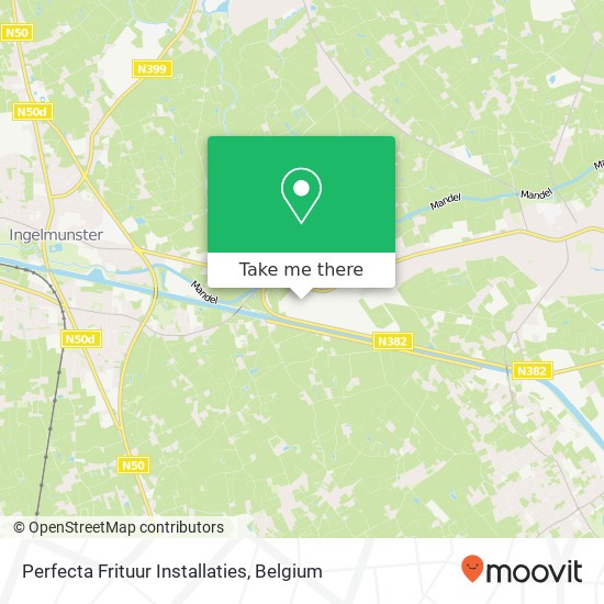 Perfecta Frituur Installaties, Wantestraat 10 8780 Oostrozebeke map