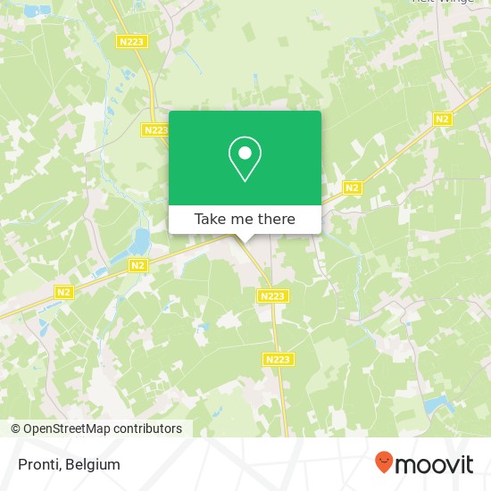 Pronti, Gouden Kruispunt 13 3390 Tielt-Winge map