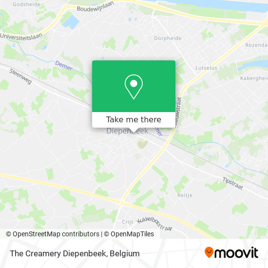 The Creamery Diepenbeek map