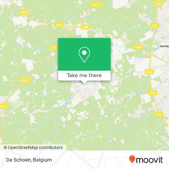 De Schoen, Roeselarestraat 27 8840 Staden map