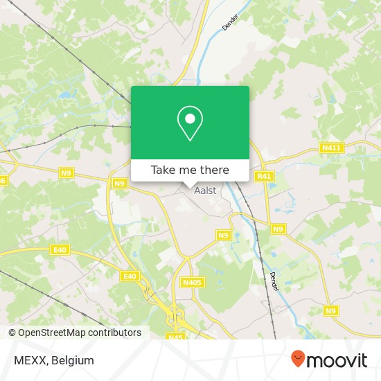 MEXX, Nieuwstraat 28 9300 Aalst map