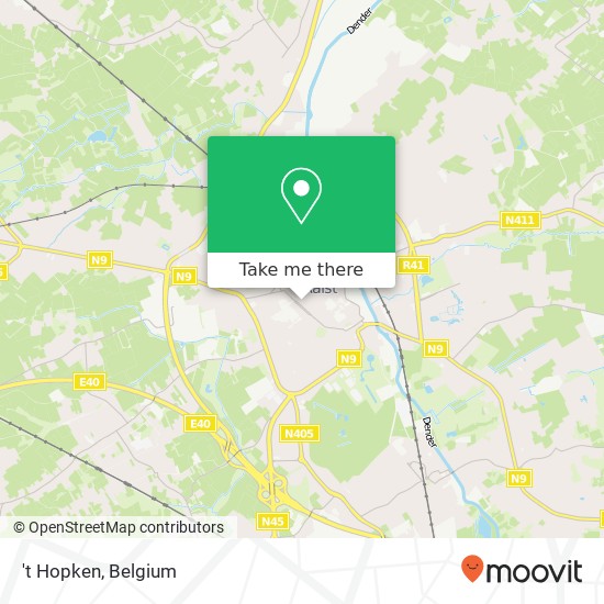 't Hopken, Hopmarkt 33 9300 Aalst map