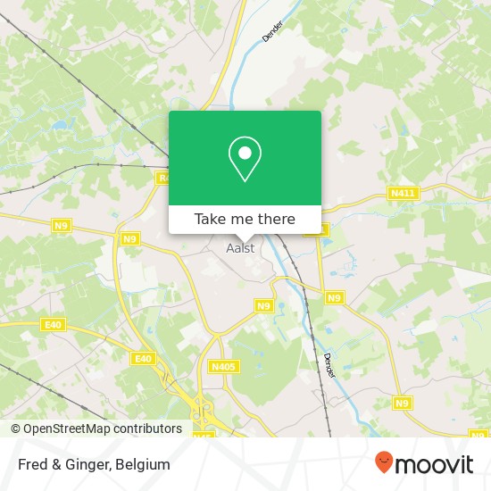 Fred & Ginger, Molenstraat 13 9300 Aalst map