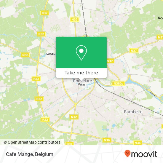 Cafe Mange, Grote Markt 8800 Roeselare map