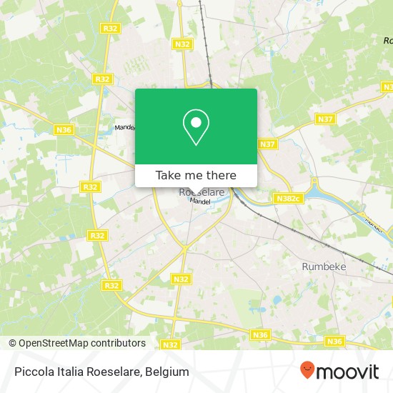 Piccola Italia Roeselare, Sint-Michielsplein 7 8800 Roeselare map