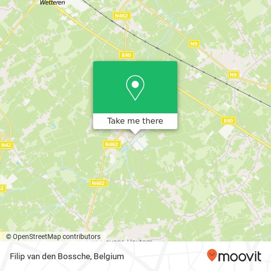 Filip van den Bossche, Sint-Antoniusstraat 5 9520 Sint-Lievens-Houtem map
