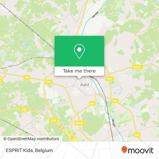 ESPRIT Kids, Kattestraat 66 9300 Aalst map