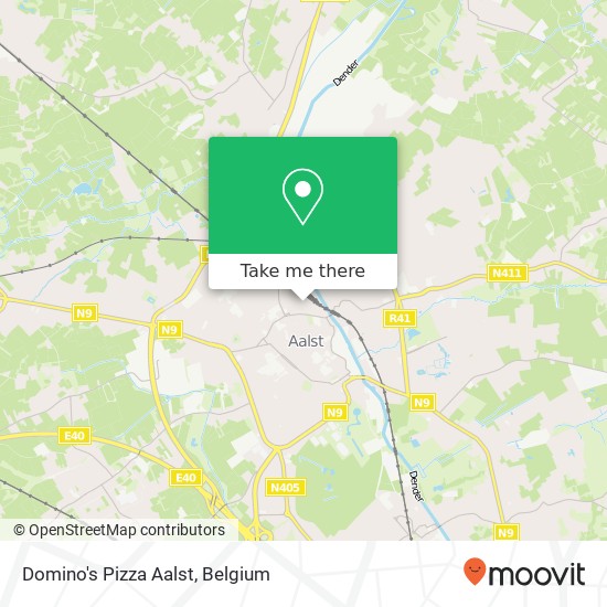 Domino's Pizza Aalst, Statieplein 1 9300 Aalst map
