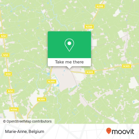 Marie-Anne, Oostrozebekestraat 3 8760 Meulebeke map