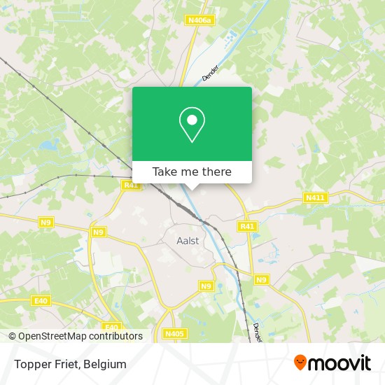 Topper Friet map