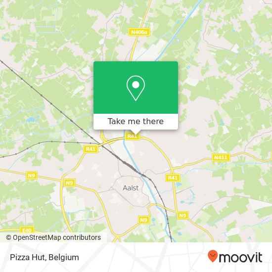 Pizza Hut, Heilig Hartlaan 115 9300 Aalst map