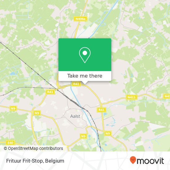 Frituur Frit-Stop, Heilig Hartlaan 47 9300 Aalst map