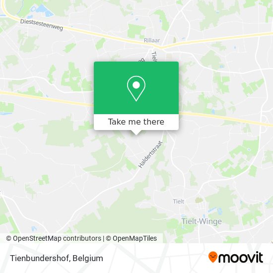Tienbundershof map