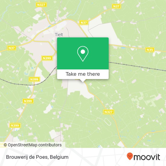 Brouwerij de Poes map