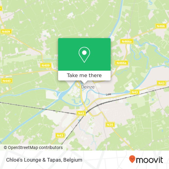 Chloé's Lounge & Tapas, Markt 68 9800 Deinze map