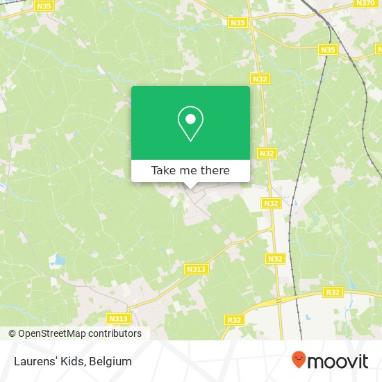 Laurens' Kids, Kapellestraat 4 8830 Hooglede map