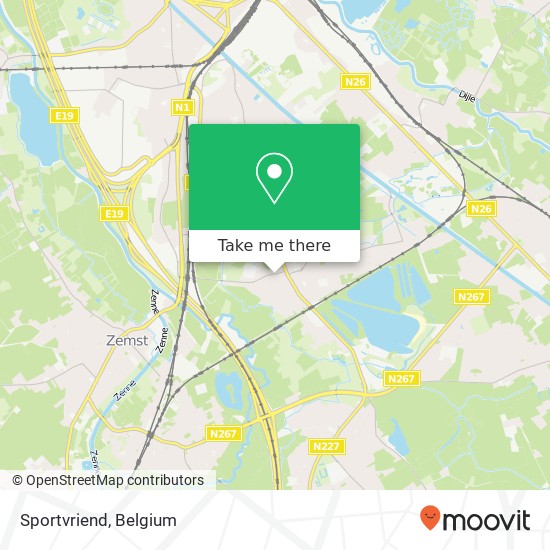 Sportvriend map