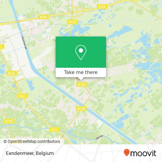 Eendenmeer, Heidestraat 15 3550 Heusden-Zolder map