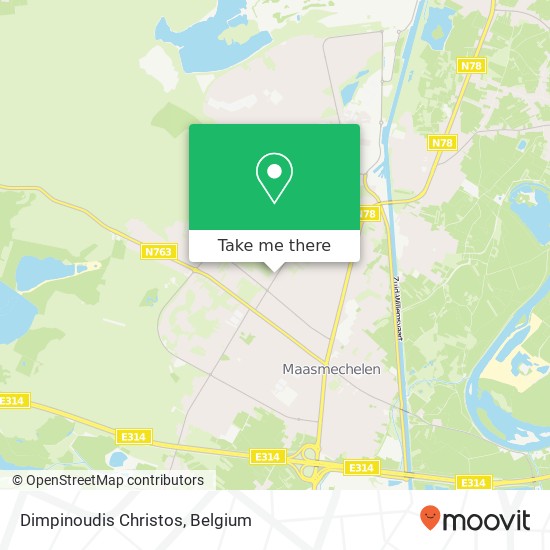 Dimpinoudis Christos, Oude Baan 280 3630 Maasmechelen map