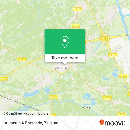 Augustin A Brasserie, Dorpsstraat 29 3560 Lummen map