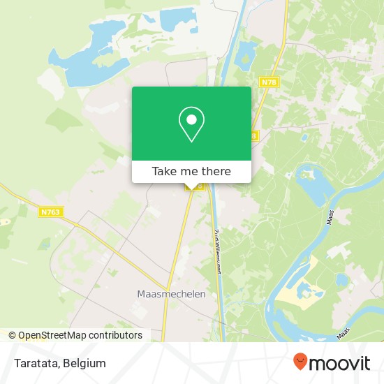 Taratata, Rijksweg 158 3630 Maasmechelen map