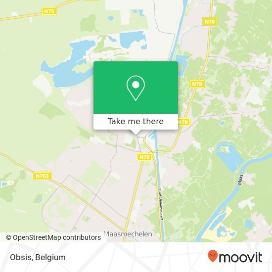 Obsis, Koninginnelaan 58 3630 Maasmechelen map