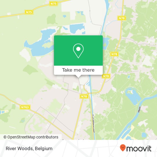 River Woods, Koninginnelaan 115 3630 Maasmechelen plan