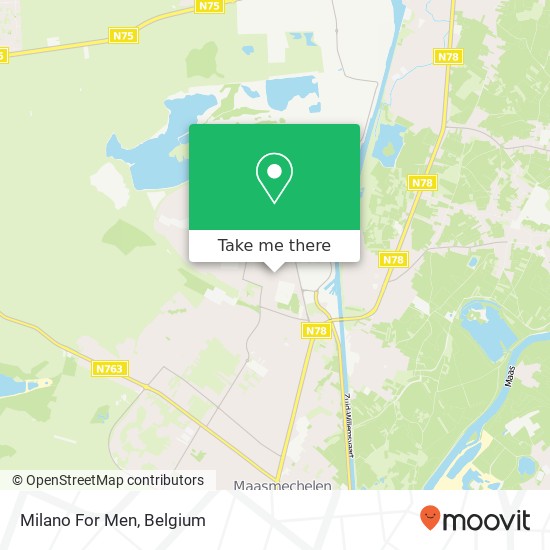 Milano For Men, Kruindersweg 28 3630 Maasmechelen map