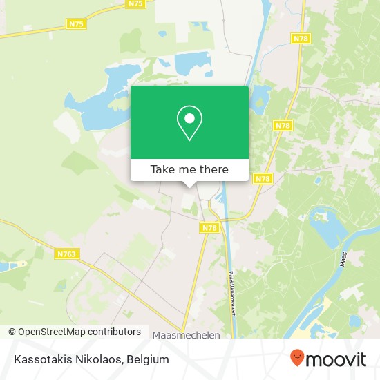 Kassotakis Nikolaos, Kruindersweg 65 3630 Maasmechelen map