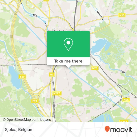 Sjolaa, Geerdegemvaart 137 2800 Mechelen map