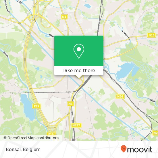 Bonsai, Leopoldstraat 56 2800 Mechelen map