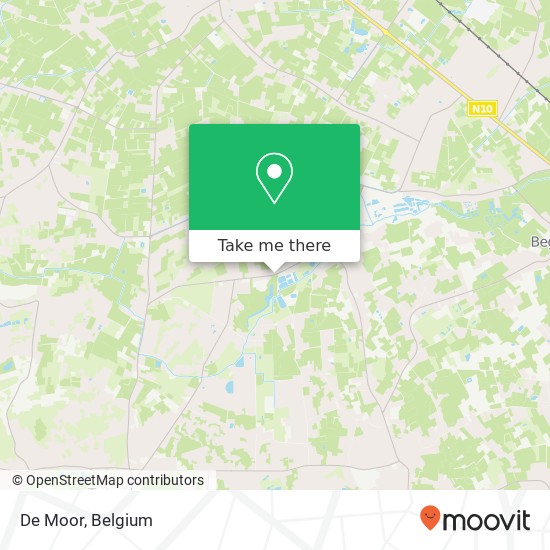 De Moor map