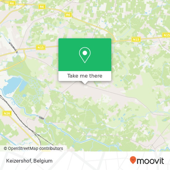 Keizershof, Dorp 39 2820 Bonheiden map
