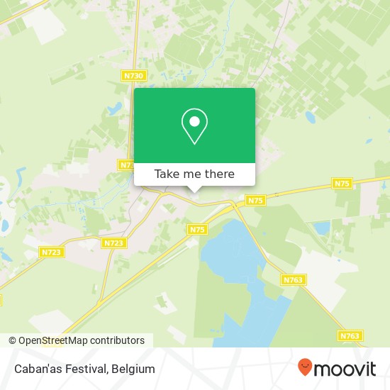 Caban'as Festival map