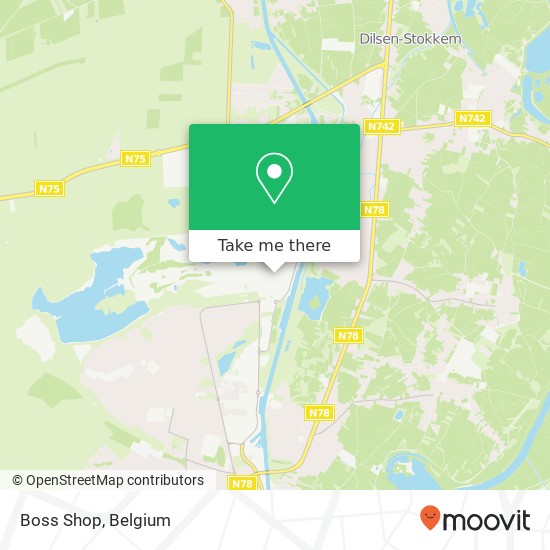 Boss Shop, Zetellaan 100 3630 Maasmechelen map