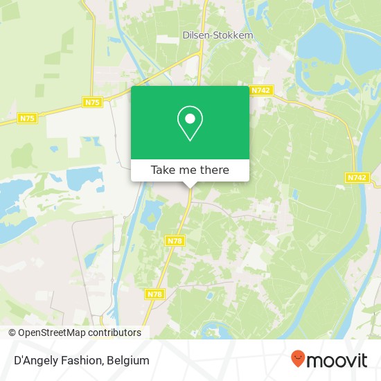 D'Angely Fashion, Rijksweg 51 3650 Dilsen-Stokkem map