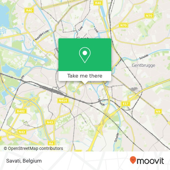 Savati, Normaalschoolstraat 14 9000 Gent plan