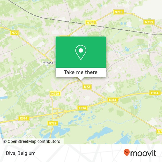 Diva, Meylandtlaan 108 3550 Heusden-Zolder plan