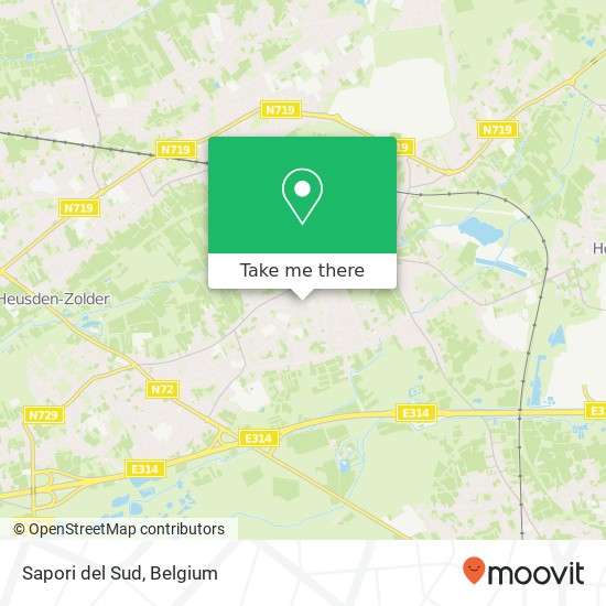 Sapori del Sud, Dorpsstraat 3550 Heusden-Zolder map