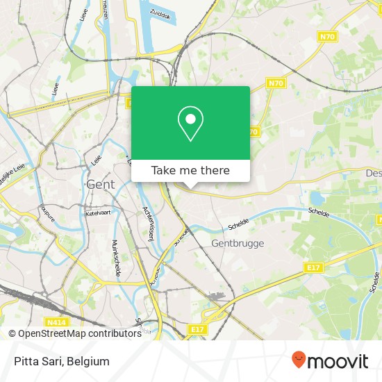Pitta Sari, Dendermondsesteenweg 249 9040 Gent map