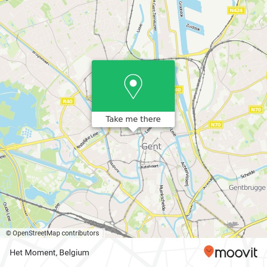 Het Moment, Burgstraat 20 9000 Gent map