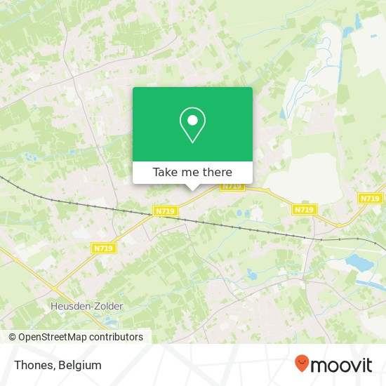 Thones, Kleuterweg 15 3550 Heusden-Zolder plan