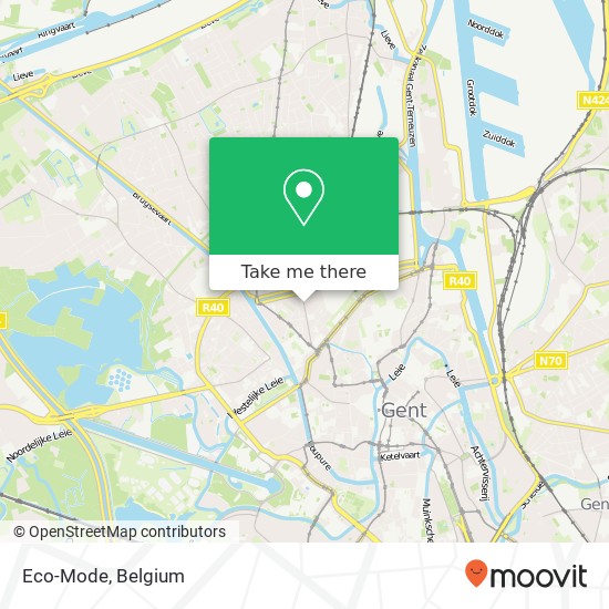 Eco-Mode, Wondelgemstraat 165 9000 Gent map