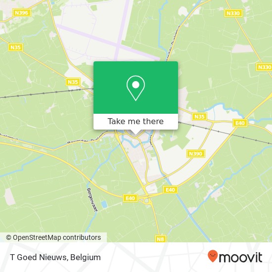 T Goed Nieuws, Zuidstraat 66 8630 Veurne map