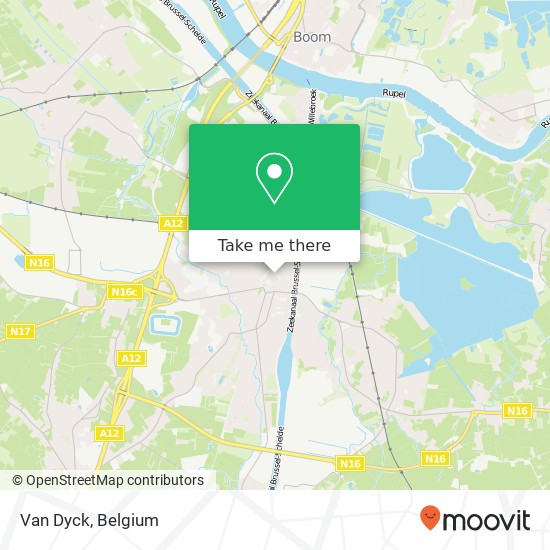 Van Dyck, August van Landeghemstraat 41 2830 Willebroek map