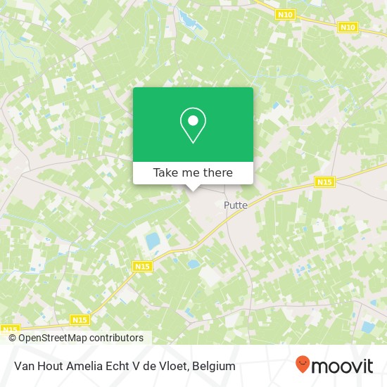 Van Hout Amelia Echt V de Vloet, Pachtersdreef 94 Putte map