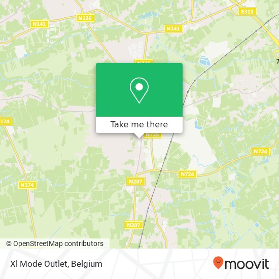 Xl Mode Outlet, Molenstraat 15 Tessenderlo map